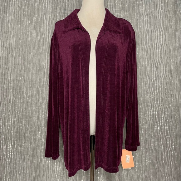 Nordstrom Vikki Vi Jersey swing cardigan - Picture 1 of 7